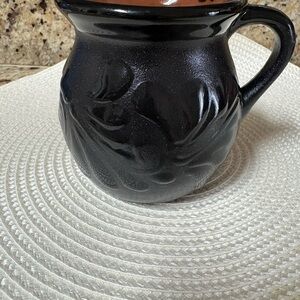Black Ceramic Mug with Handle